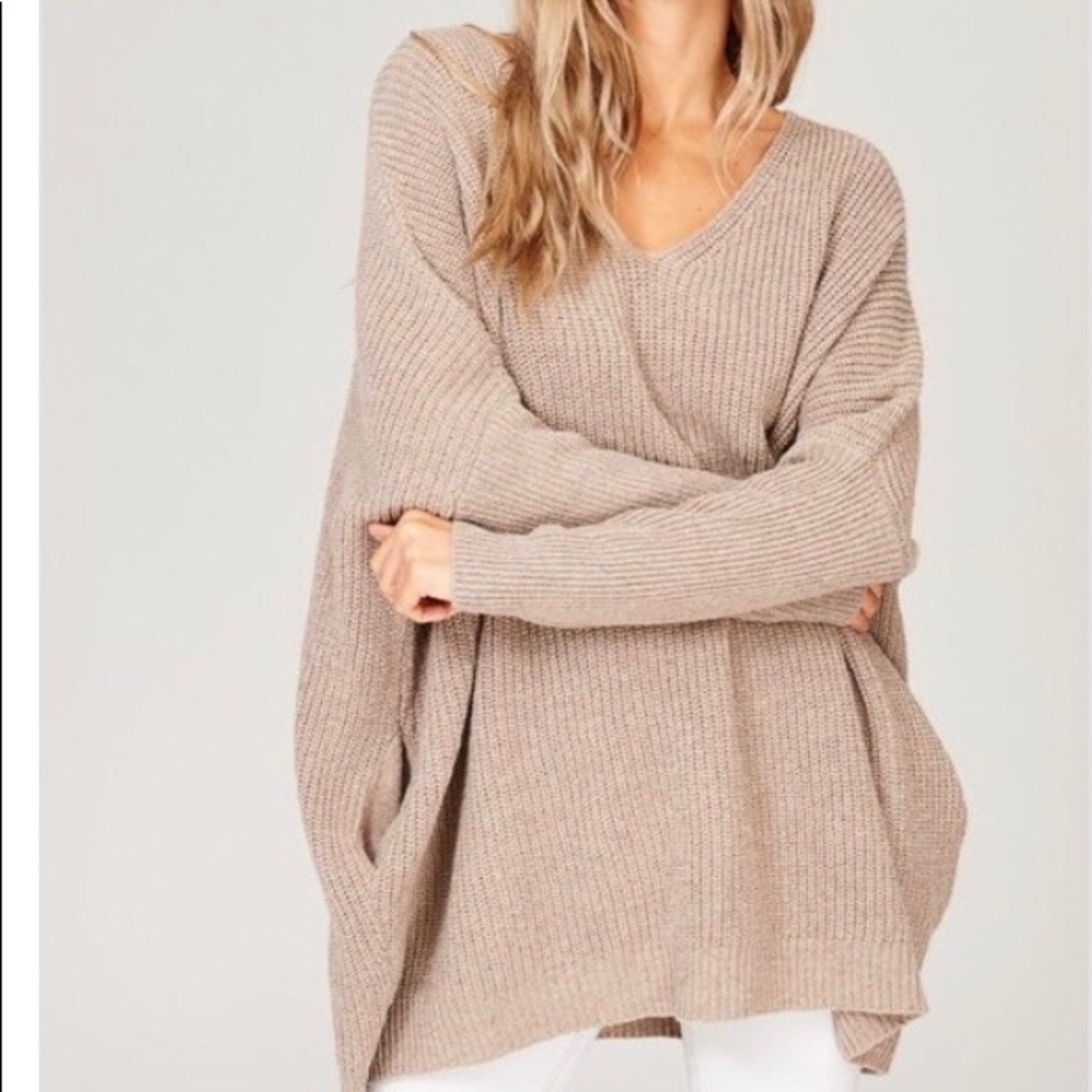 Mocha Crochet Sweater Dress